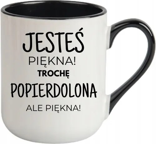 Bögre Fehér, Fekete Cofee Vicces Ajándék Gyönyörű Vagy