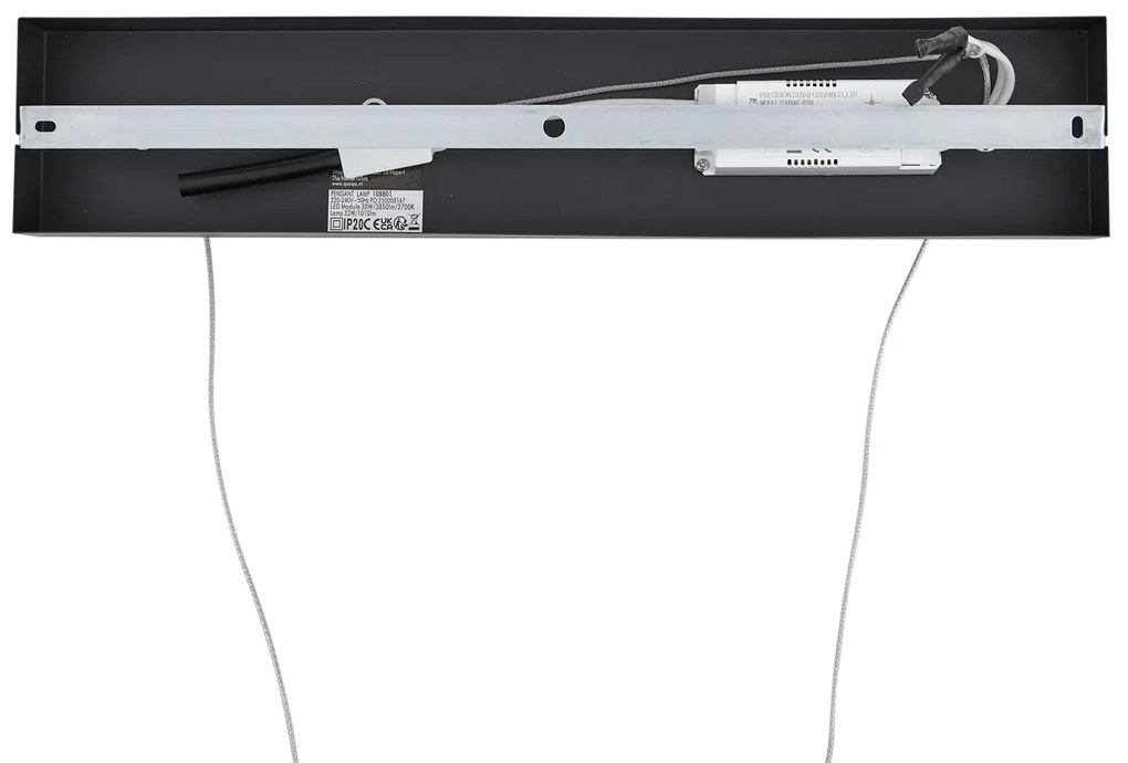 Design függőlámpa X fekete arannyal, LED-del, 3 lépésben dimmelhető - Joy