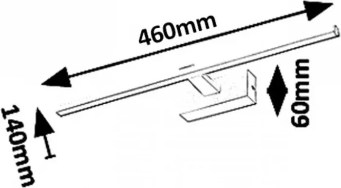 Rabalux beltéri led fali lámpa 8w 450lm 4000k matt fehér albina