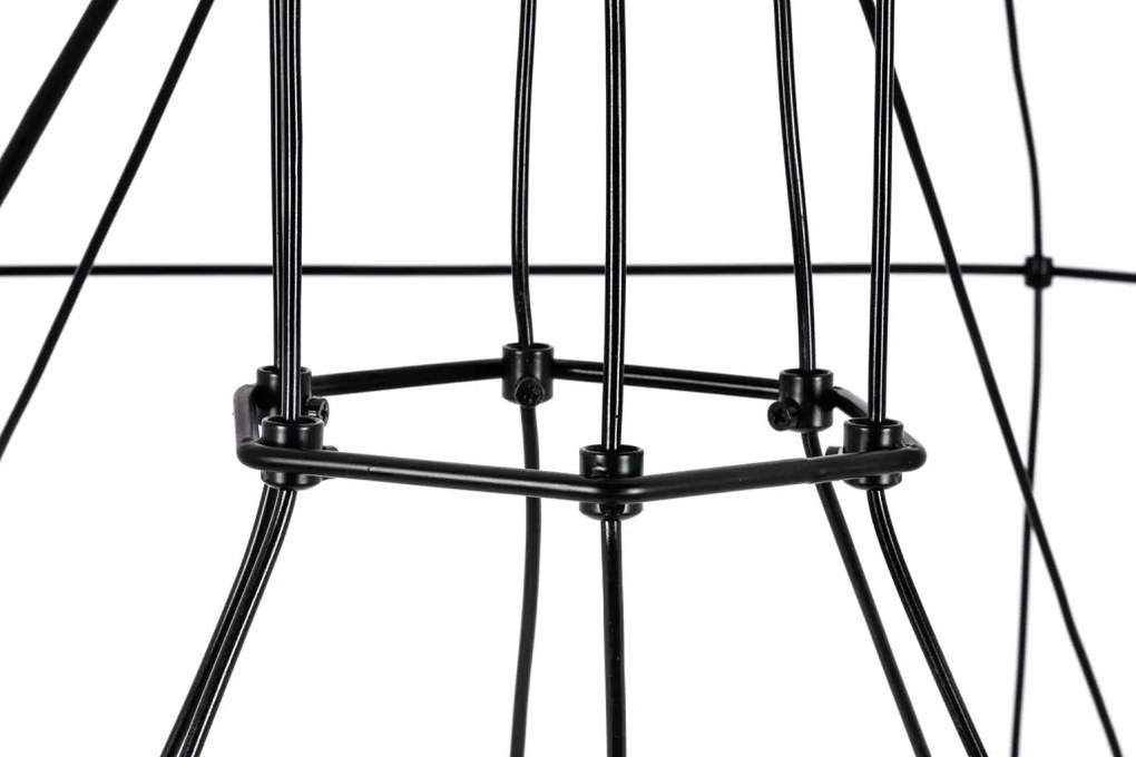 KING HOME 91909 FLUSSO Modern Led Függesztett Lámpa Fekete G9 IP20