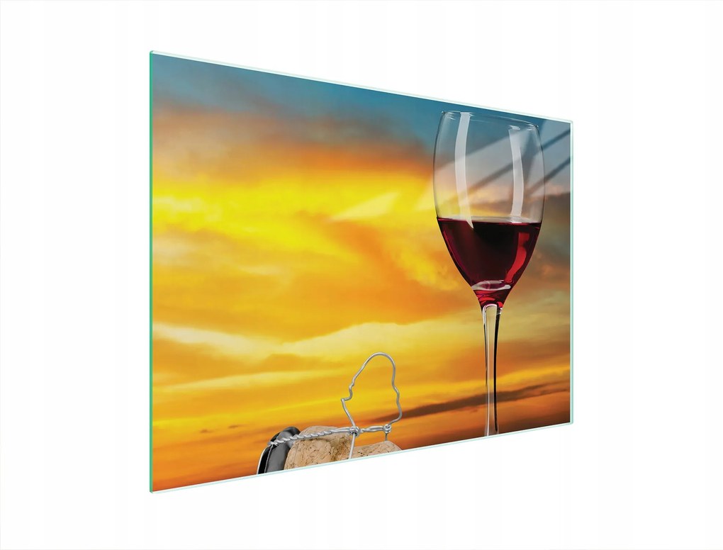 Üveg Vágódeszka 40x30 Bor Edzett Üveg