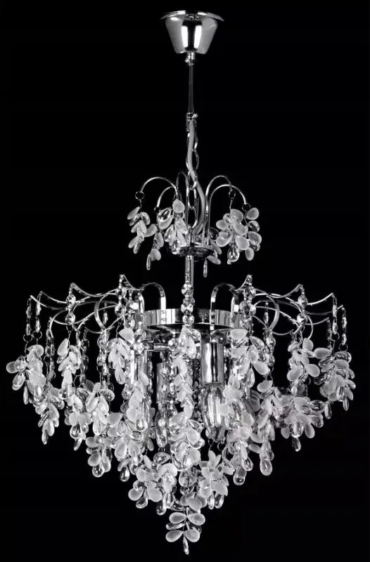 Palota csillár glamour króm kristályokkal szépségszalonba E14