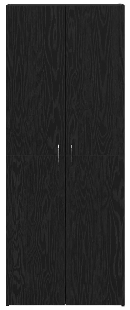 Fekete Tölgy Felső Szekrény - 60 x 32 x 153 cm - Műszaki fa