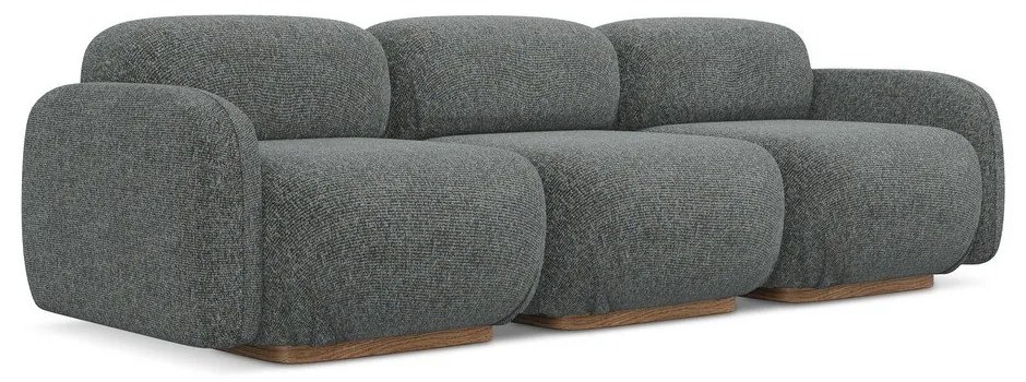 Szürke moduláris kanapé 270 cm Ailani – Makamii
