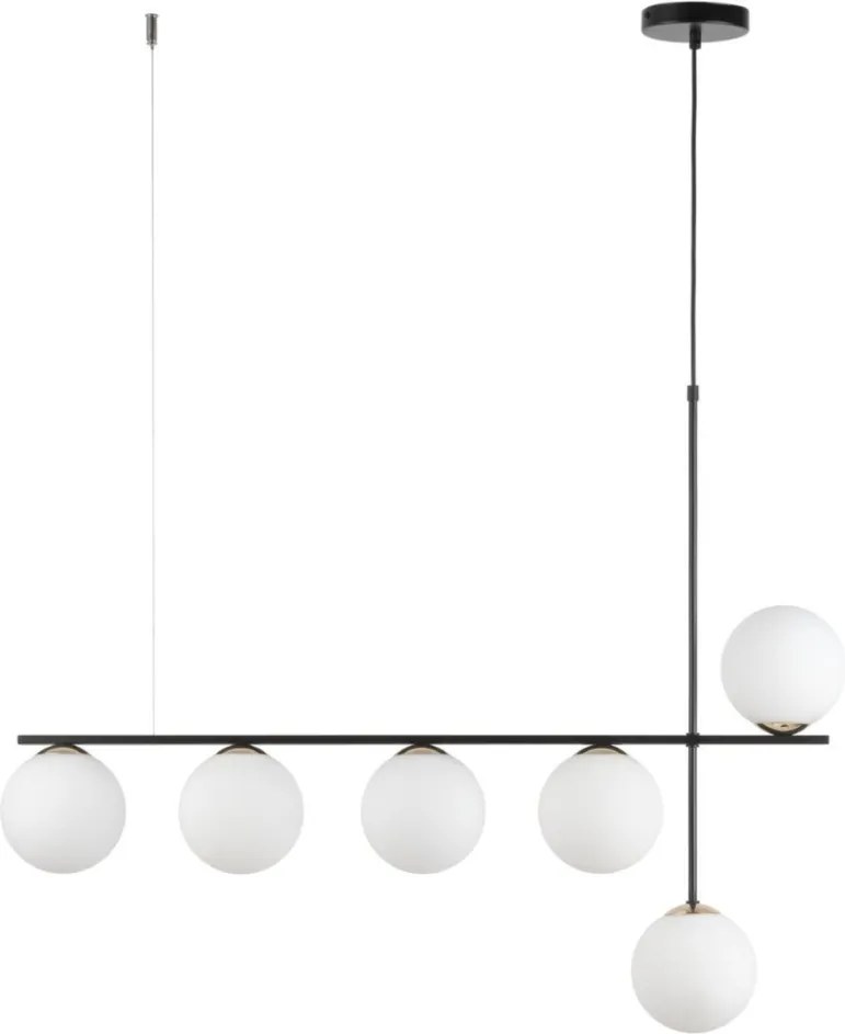 SIGMA LIGHTING 33697 SILIA Modern Függesztett Lámpa Fehér, Fekete G9 IP20