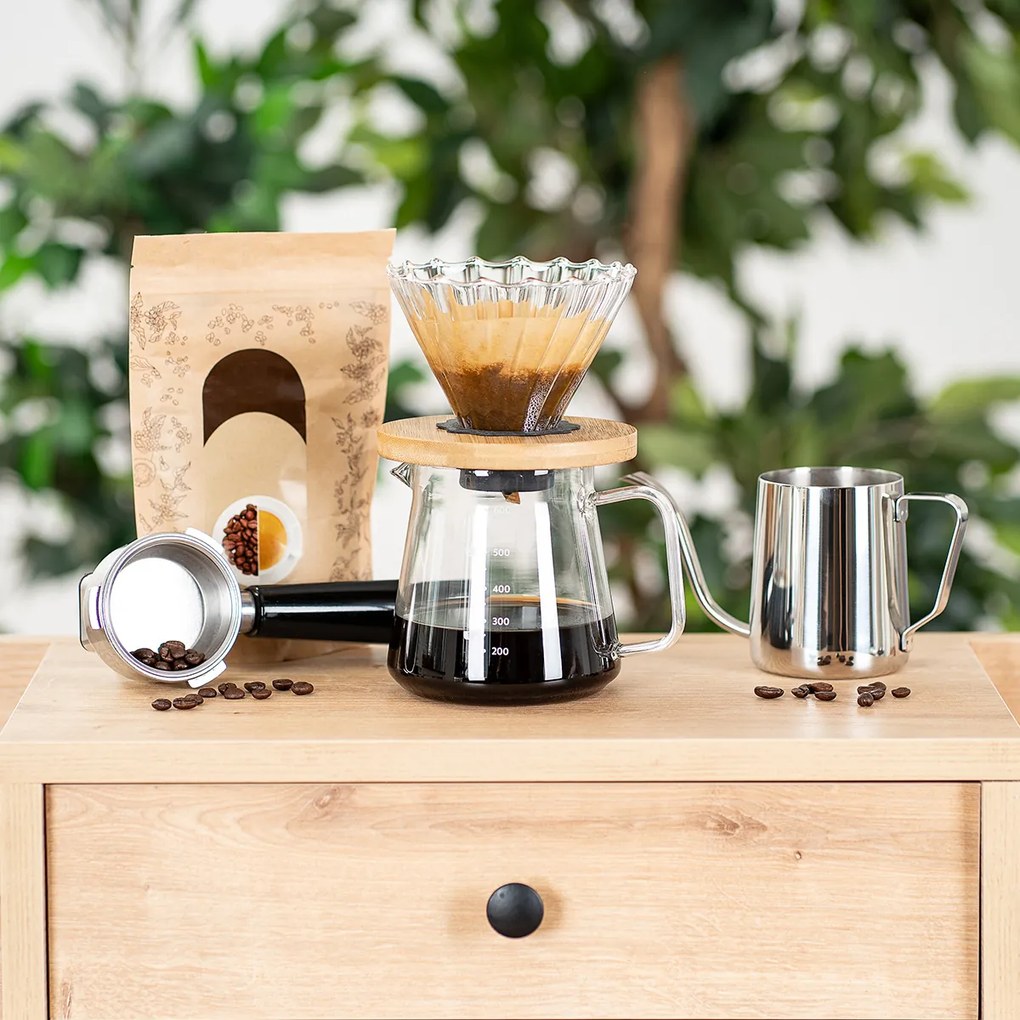 4Home Rozsdamentes acél kávéfőző, 350 ml