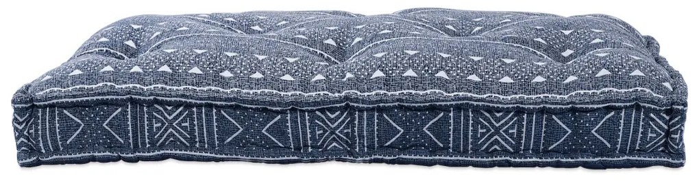 Pallet Sofa Párna Indigó mintás szövet