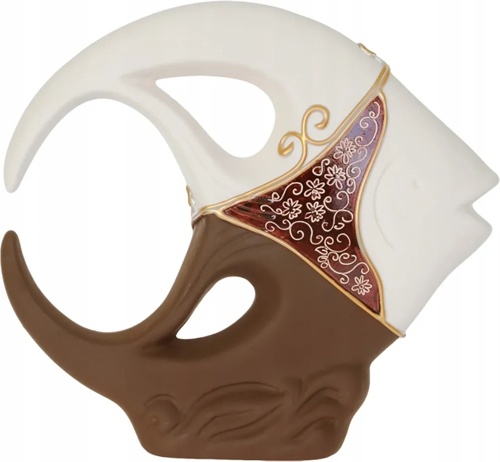 Hal figura dekoráció Bordó Ajándék