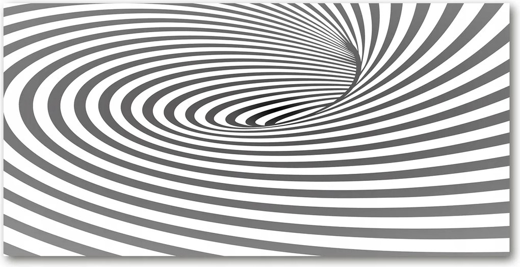 Fotótapéta üveg falra Csíkos spirál 140x70