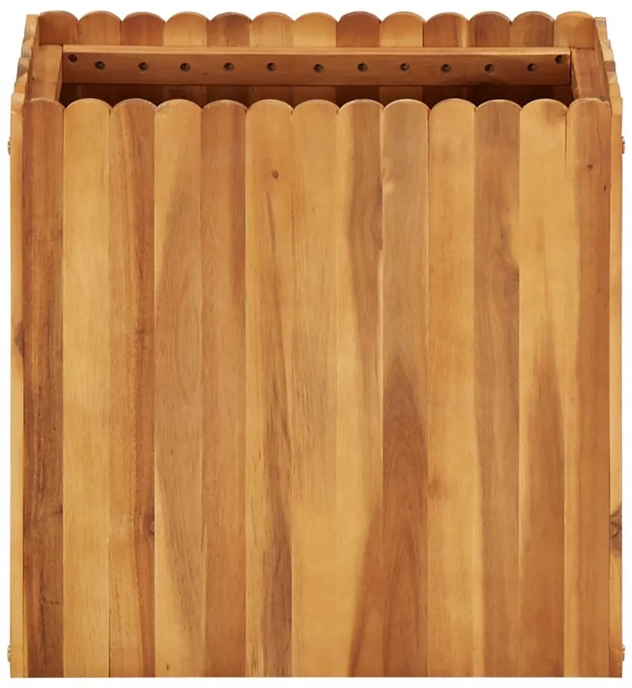 tömör akácfa kerti magaságyás 50 x 30 x 50 cm