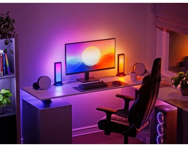 Nanoleaf N7602K00-1LB-LED RGBIC asztali töltőállomás 2700-6500K 5V fekete