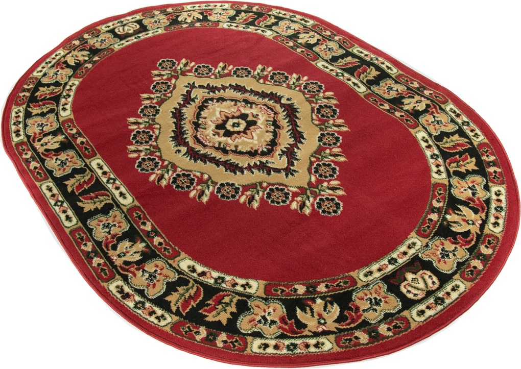 Ovális szőnyeg Bcf 200x300 Klasszikus Divatos Tömör Török Szőnyeg 5r