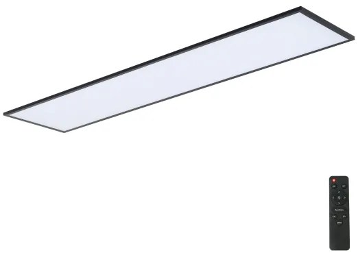 Brilagi - LED Dimmelhető lámpa SLIMFRAME LED/58W/230V 120x30 cm fekete + távirányító