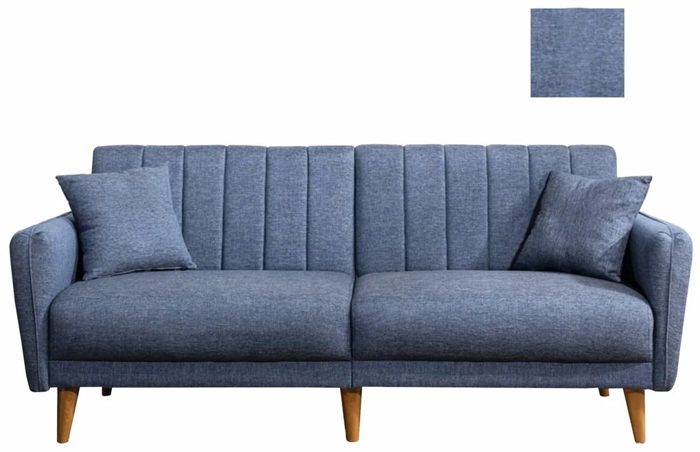 Aqua Dark Blue kinyitható kanapé