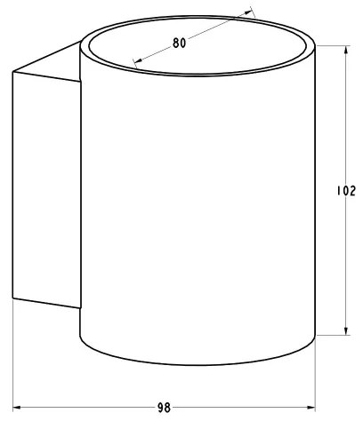Zuma Line 91060-N - Fali lámpa SOLA WL 1xG9/40W/230V fehér