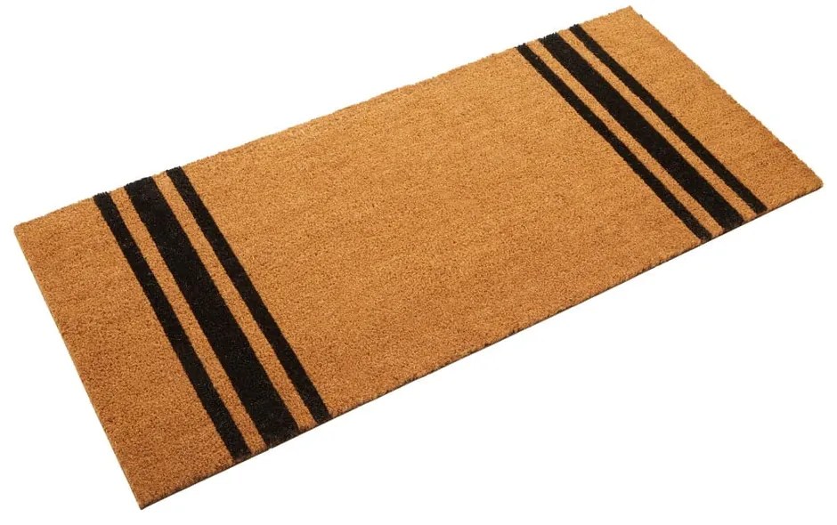 Kókuszrost lábtörlő 55x125 cm Black Stripe – Premier Housewares