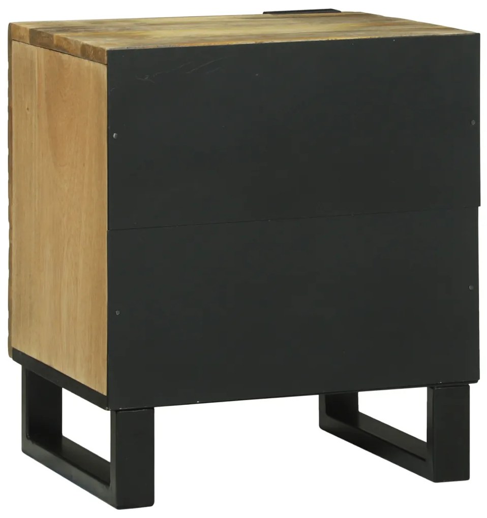 Éjjeli szekrények - 2 db, 40x33,5x46 cm, tömör mangófából
