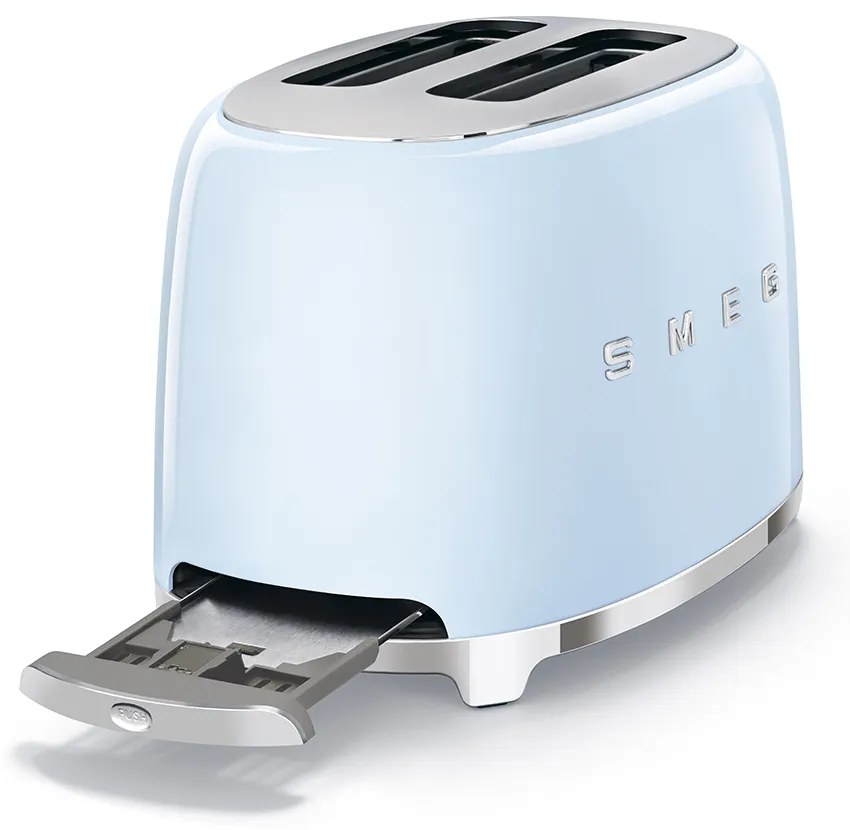 50-es évekbeli, Retro stílusú kenyérpirító, P2 pasztellkék 950W - SMEG