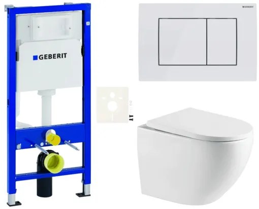 Geberit fali WC szett előtétfalas szereléshez + SAT WC SIKOGESTOR67D30