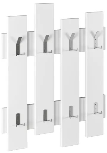 Fali akasztó WAVE 81x64 cm fehér