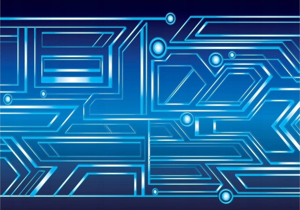 Fotótapéta Technológia Robbanás Absztrakt Geometria 416x290 +ragasztó