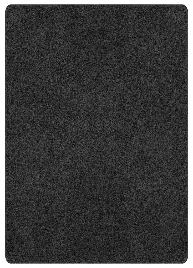 Plüss Szőnyeg Latexbetéttel Sötétszürke 240x340 cm