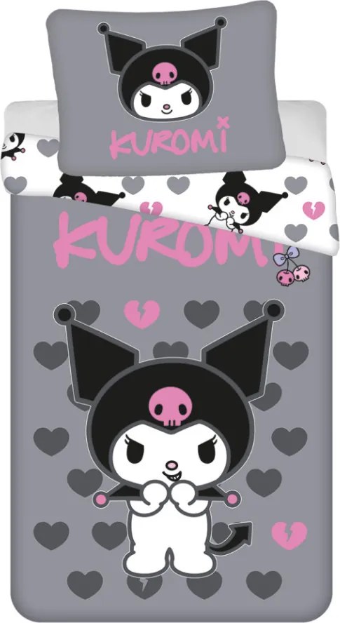 Hello Kitty Kuromi ágyneműhuzat 140×200cm, 70×90 cm