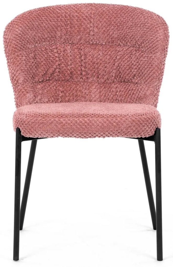 Étkezőszék garnitúra Bouclé CT-W1077 PINK2, 4 db
