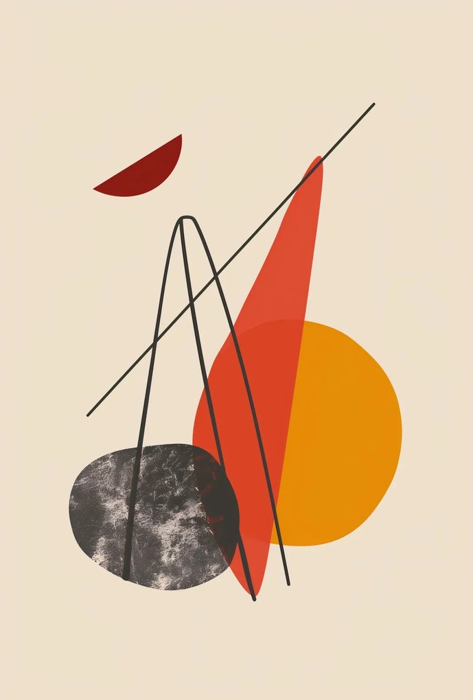 Poszter 67,5x100cm Harmonikus forma