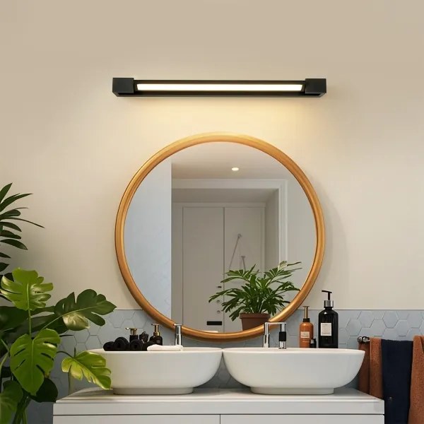 Brilagi-LED Fürdőszobai tükörvilágítás AQUA LINE LED/18W/230V 60 cm IP44 fekete