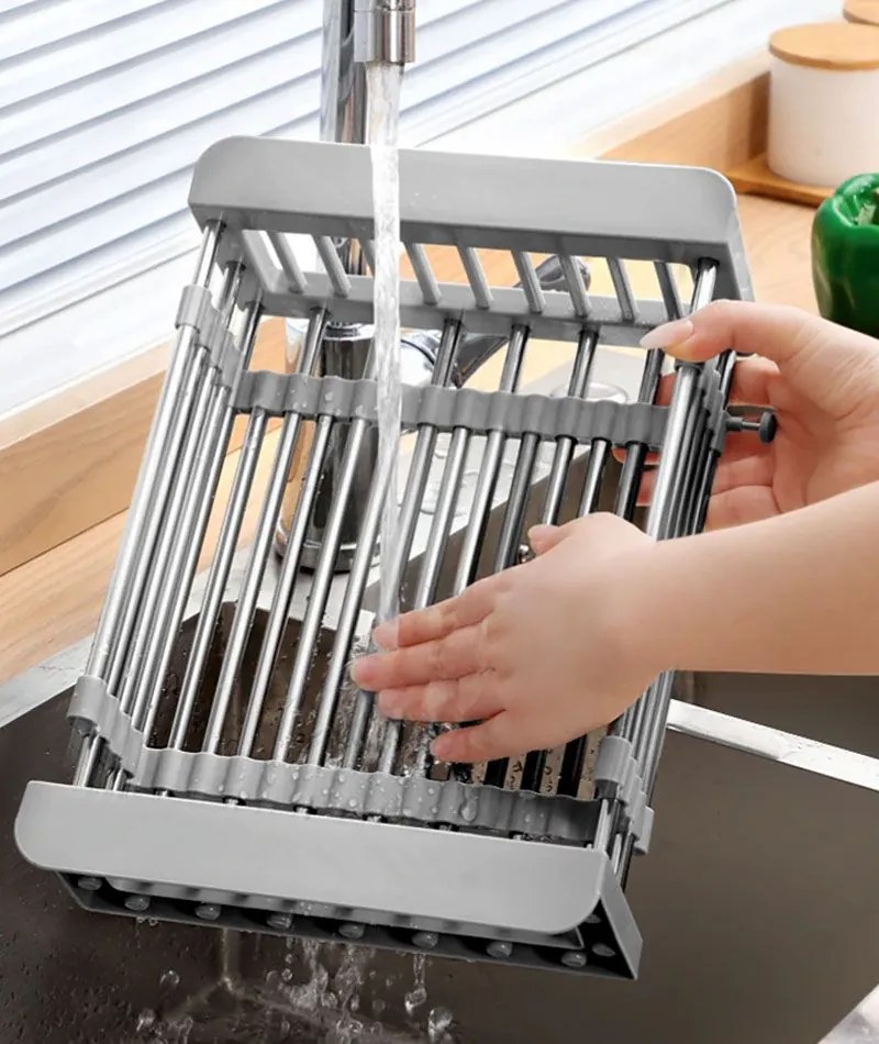 Teleszkópos csöpögtető mosogatóhoz szürke