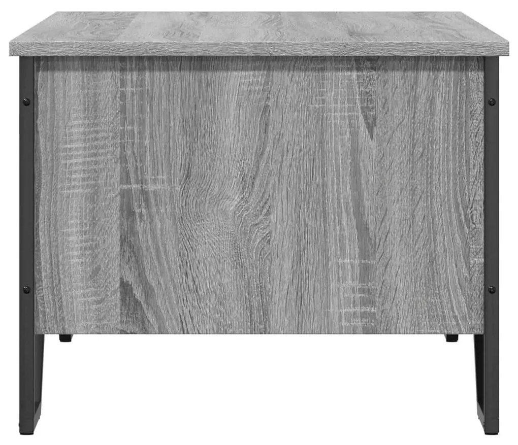 vidaXL szürke sonoma színű szerelt fa dohányzóasztal 100 x 51 x 40 cm