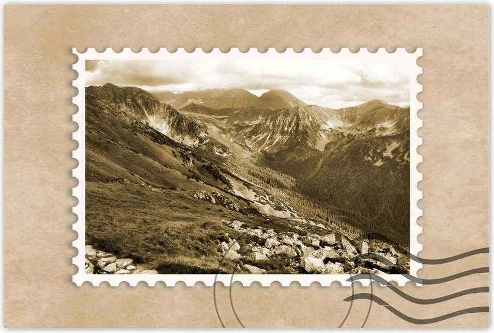 Poszterek 90x60 Tátra Lengyel hegyek Kilátás