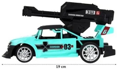 Újdonság 1:20 12Racing Water Bomb Víz golyó Kilövő RC Távirányítós Kisautó 1000 darab lövedékkel