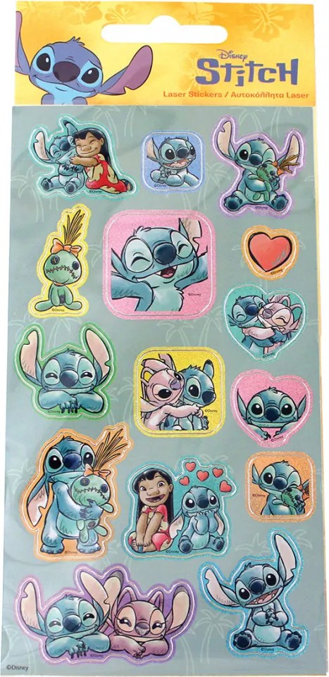 Disney Lilo és Stitch, A csillagkutya Palm hologrammos matrica szett