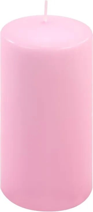 Gyertya készlet 15 cm Ø 7,5 cm 2 db rózsaszín