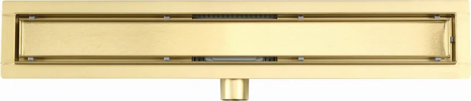 stellman zuhanylefolyó 80cm zuhanytálcához arany rozsdamentes acél