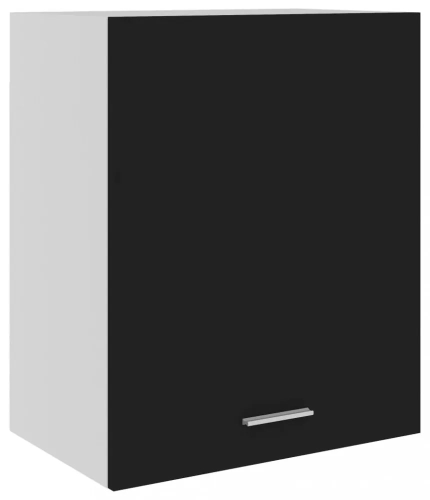 “Lyon” 2 db fekete szerelt fa függő szekrény 50 x 31 x 60 cm