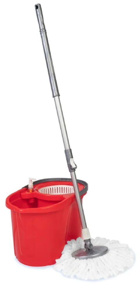 Titanik Spin Mop forgófejes felmosó szett 19 liter (vödör nyél mop)