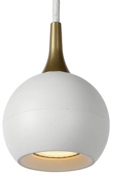 Lucide 09434/04/31 - Csillár zsinóron FAVORI 4xGU10/5W/230V fehér