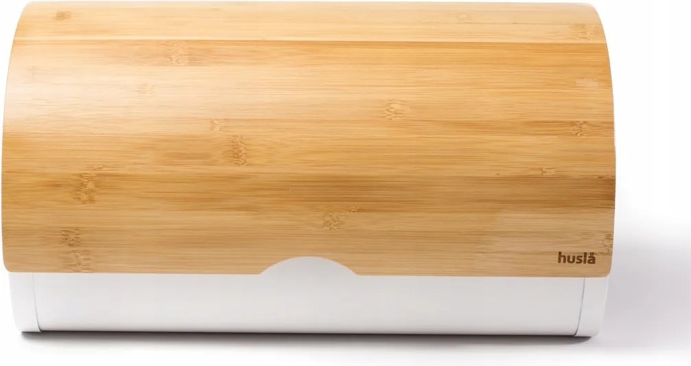 Nagy Kenyértartó Fém Kenyértartó Zsemle Fehér Bambusz