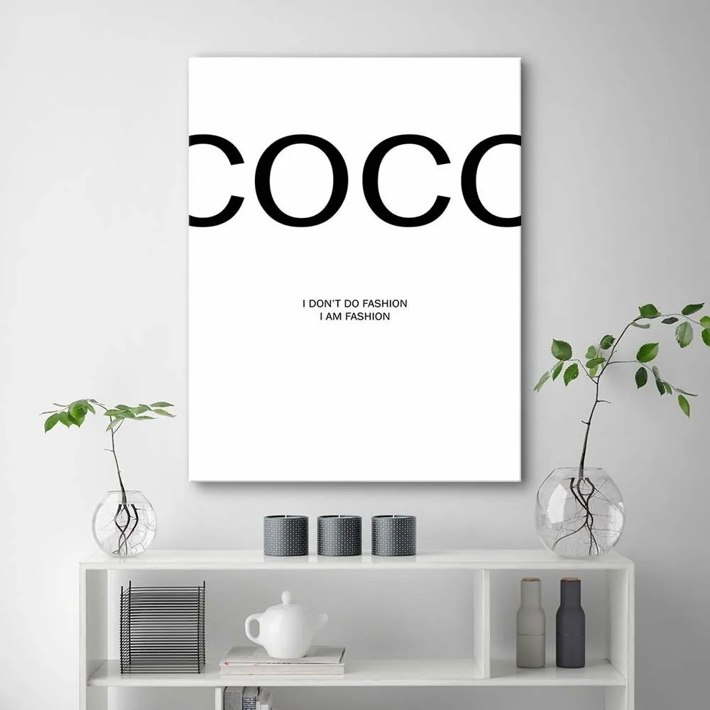 Gario Vászonkép Coco Chanel idézet Méret: 70 x 100 cm