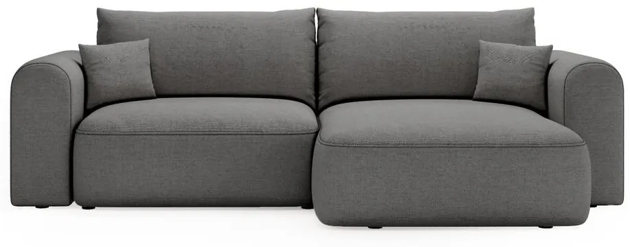 Sarokkanapé Sorento (sötétszürke + fekete). Akció -15%. 1099442