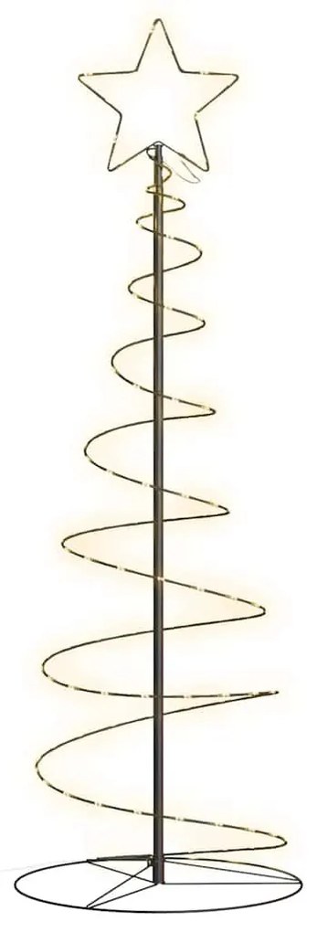 meleg fehér LED karácsonyfa 100 LED 150 cm