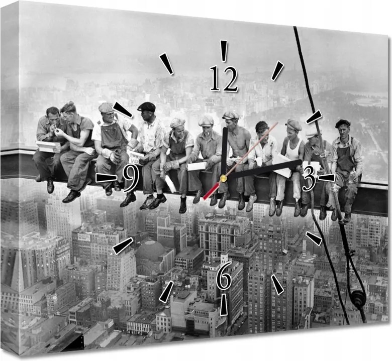 Faliórák 40x30 Dolgozók a gerendán