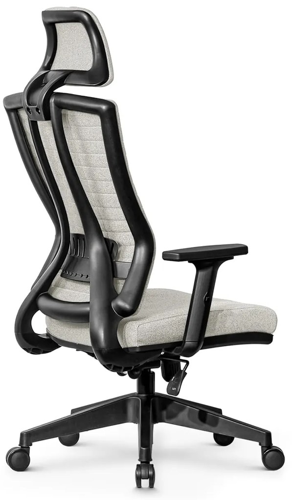 Ello ergonomikus szövet irodai forgószék deréktámasszal, fejtámasszal