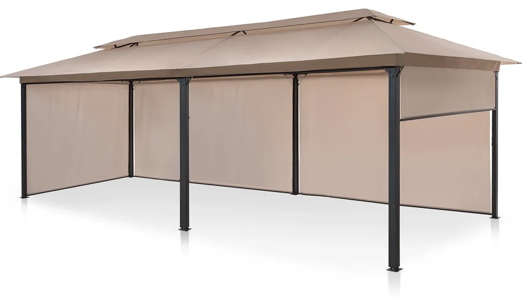 Blumfeldt Grandezza Cortina, kerti pavilon, 3 x 6 m, 4 oldalrész