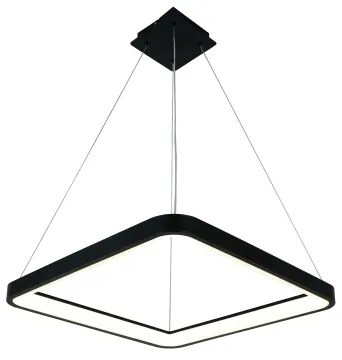 Brilagi - LED dimmelhető kábeles csillár FALCON SLIM LED/50W/230V 50x50 cm fekete + távirányító