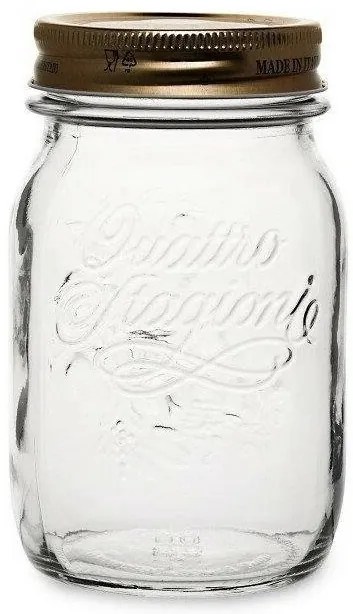 Bormioli Rocco Quattro Stagioni üvegedény, 500 ml,fedővel, 500 ml