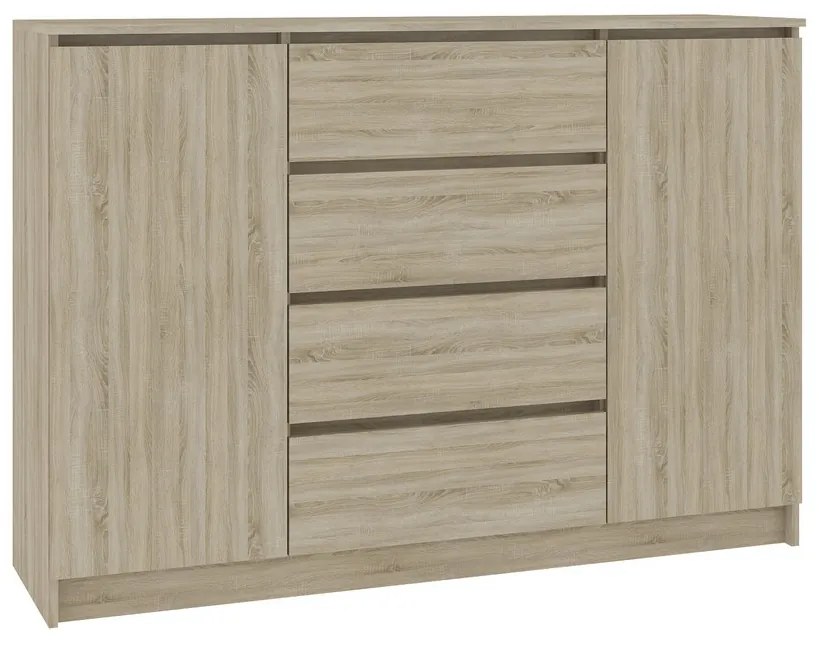 ARMARIA K140 2D4SZ komód, 138x99x40, fehér